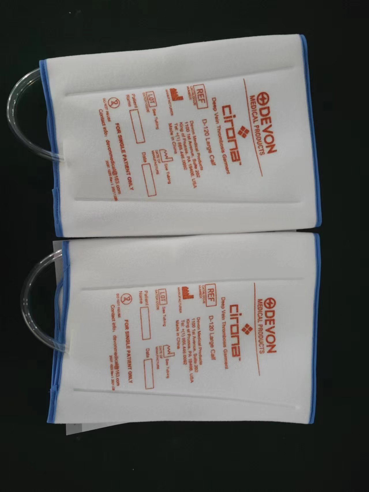 Medical compression sleeve and garment accessory product photo