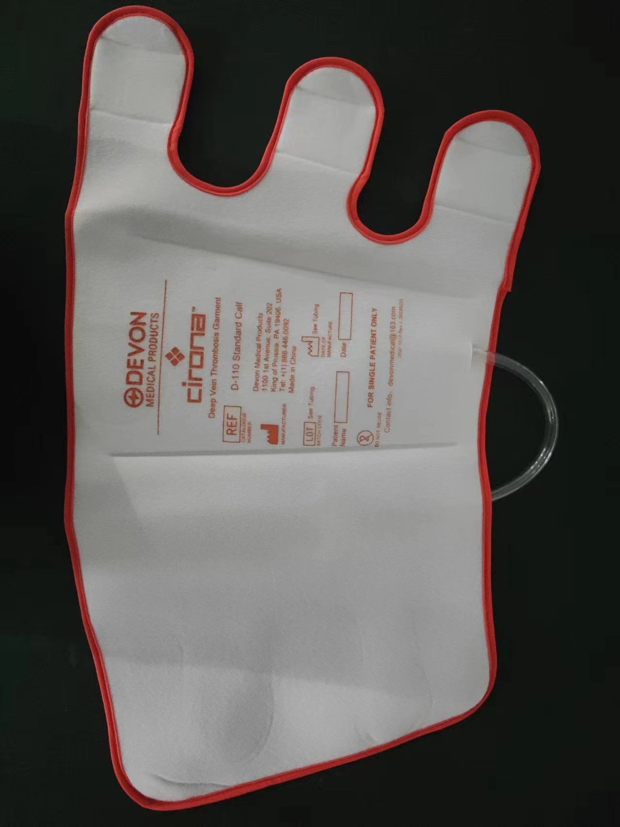 Medical compression sleeve and garment accessory product photo