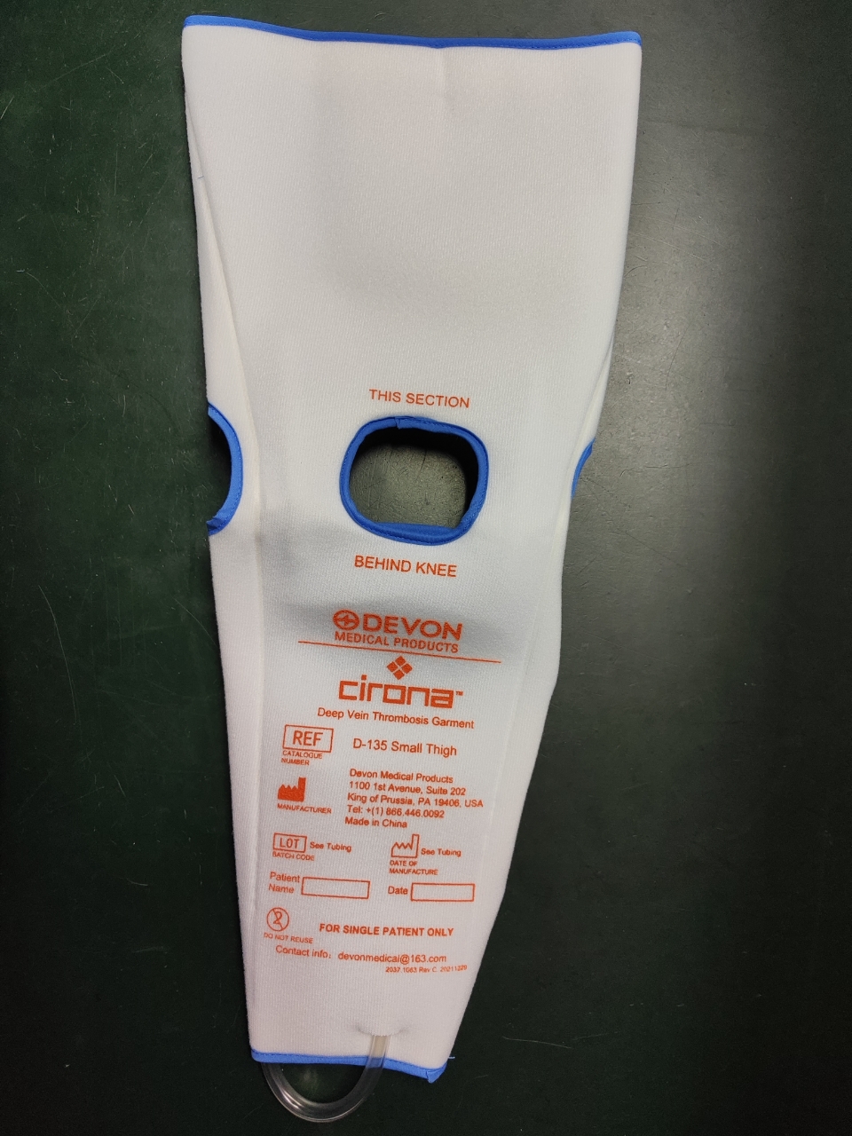 Medical compression sleeve and garment accessory product photo