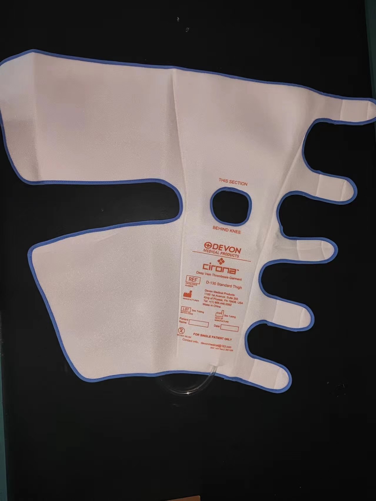 Medical compression sleeve and garment accessory product photo