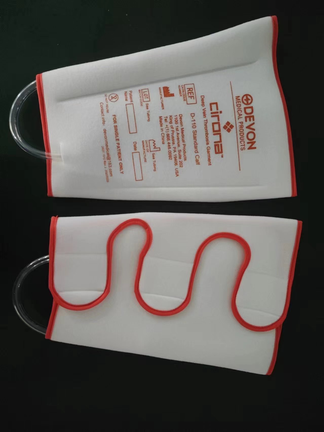 Medical compression sleeve and garment accessory product photo