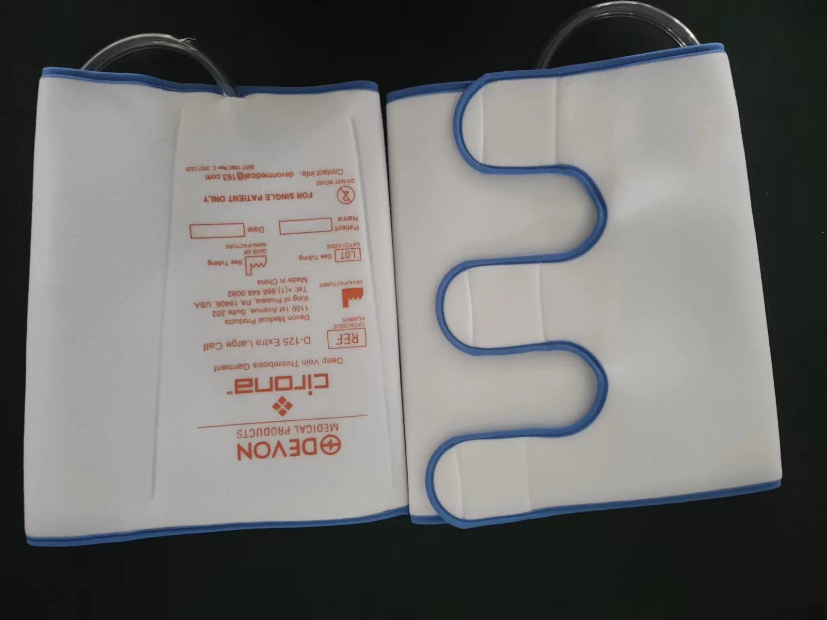 Medical compression sleeve and garment accessory product photo