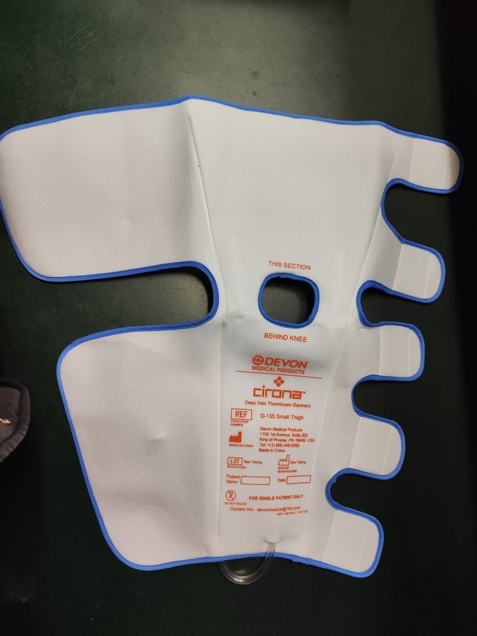 Medical compression sleeve and garment accessory product photo