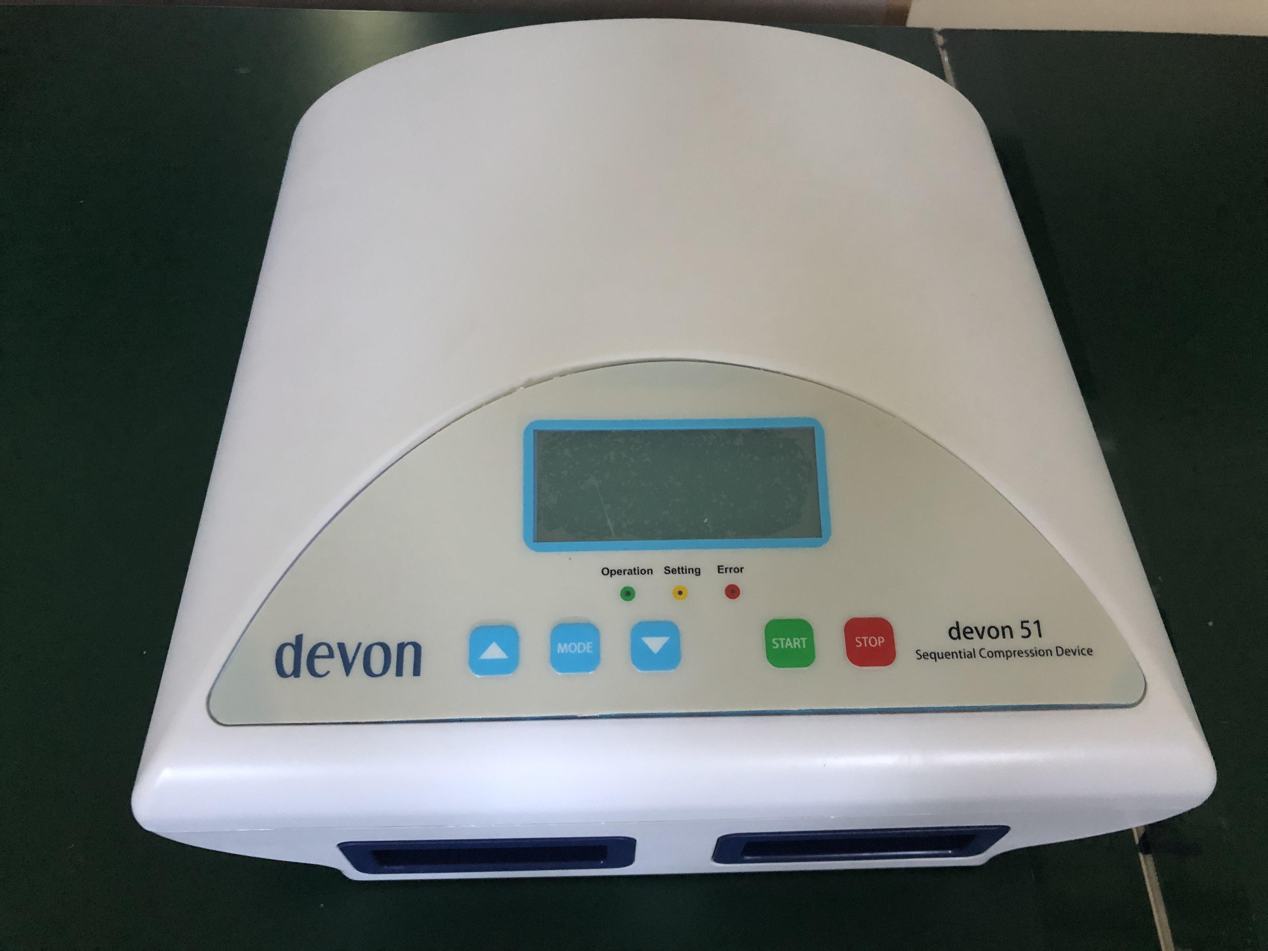 Negative pressure wound therapy pump, canister and dressing application photo