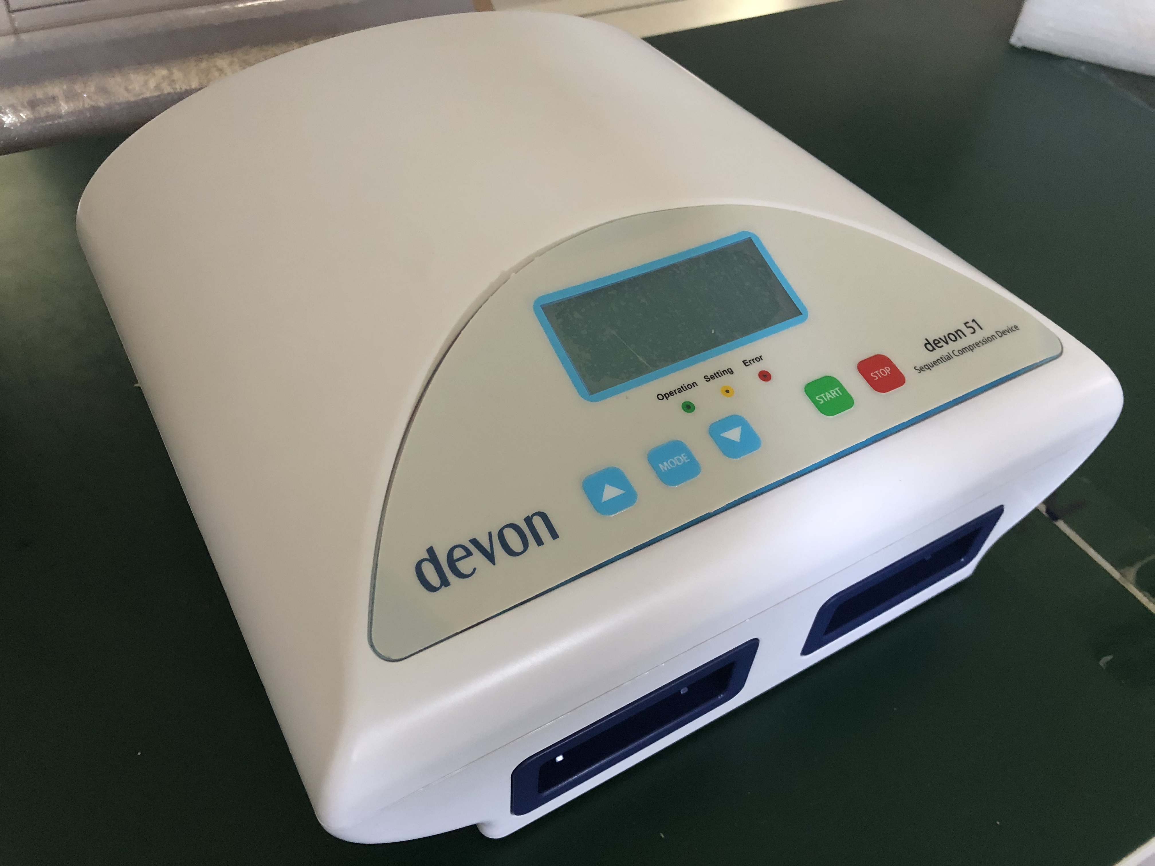 Negative pressure wound therapy pump, canister and dressing application photo