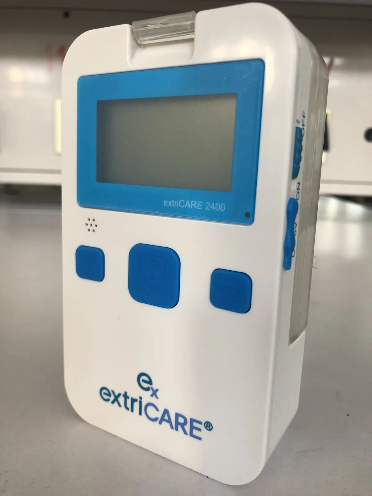Negative pressure wound therapy pump, canister and dressing application photo