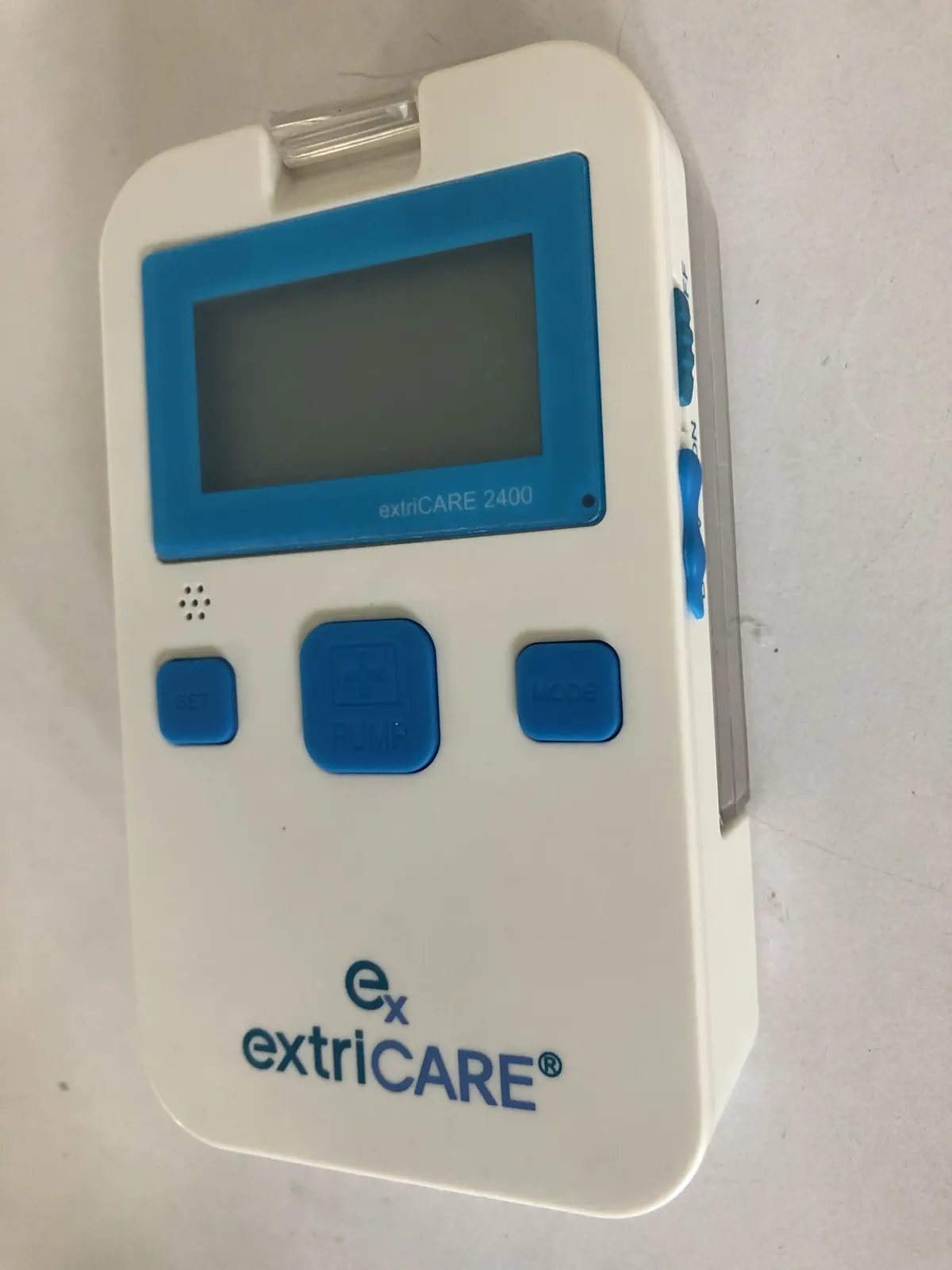 Negative pressure wound therapy pump, canister and dressing application photo