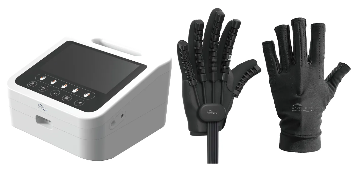 Easyhandle-2000 hand function rehabilitation training system with soft robot glove