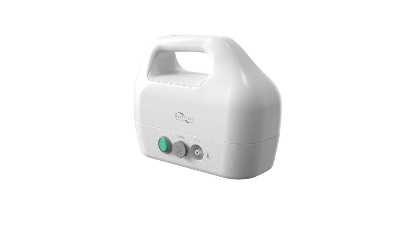Portable compressor nebulizer for respiratory medication delivery
